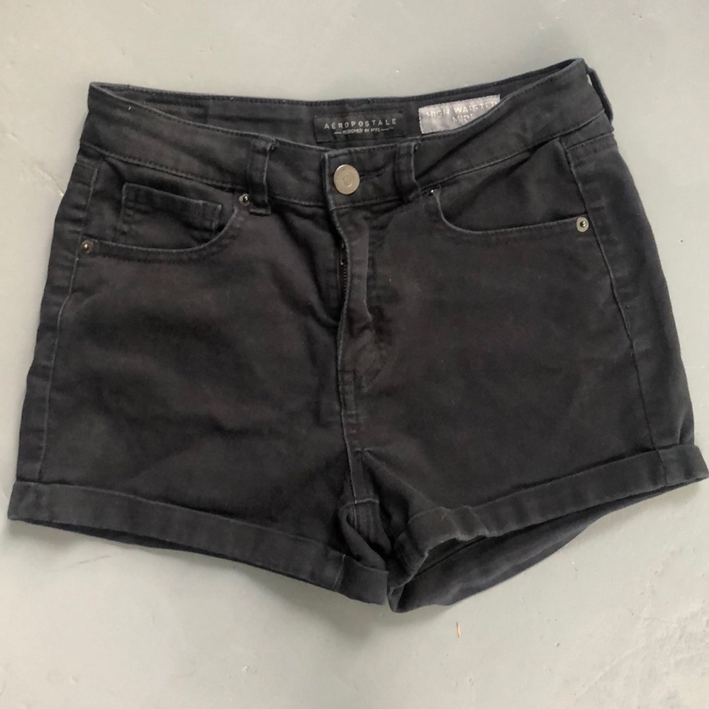 Aeropostale Jean Shorts, High Waisted, Size 4